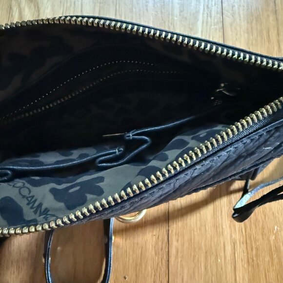 Rebecca Minkoff Mini MAC Purse Black Pebbled Leather Tassel Stud and Chain - Picture 4 of 16